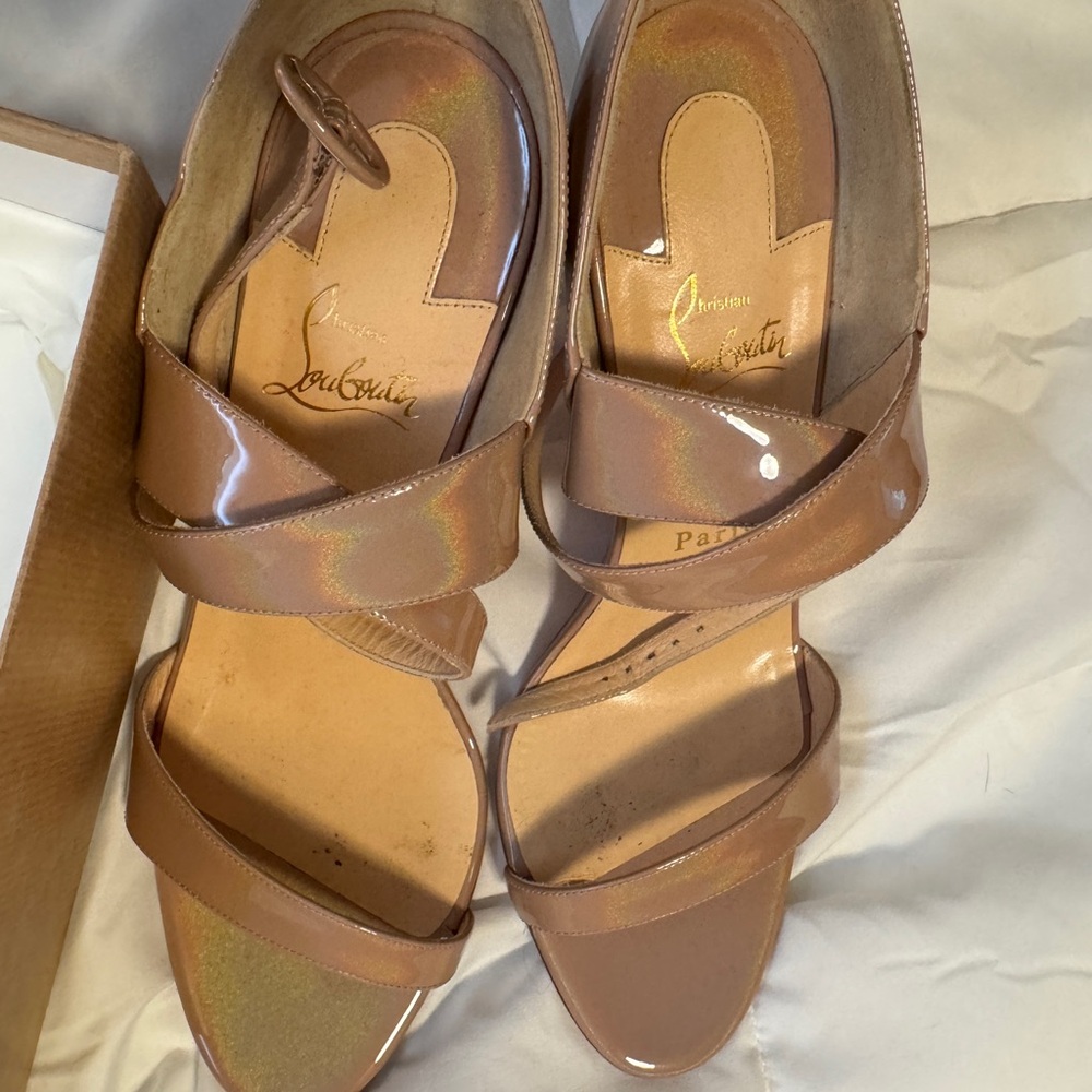 Christian Louboutin Women's Brown Heels